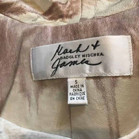 Nwot Bagdley Mischka leather jacket - Picture 4 of 5